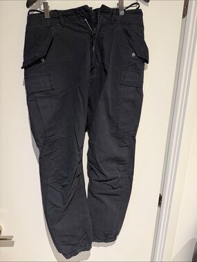 R13 Men's Navy Cargo Jogger Pants